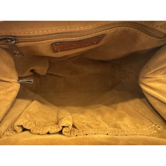 Patricia Nash Leather Crocodile Embossed Nela Frame Tote Black 10th Anniversary - Picture 13 of 16